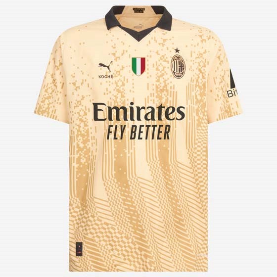 Tailandia Camiseta AC Milan 4th 2022/23 Amarillo